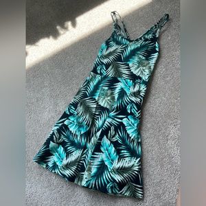 Strappy palm dress